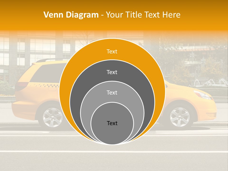 Sidewalk York Van PowerPoint Template