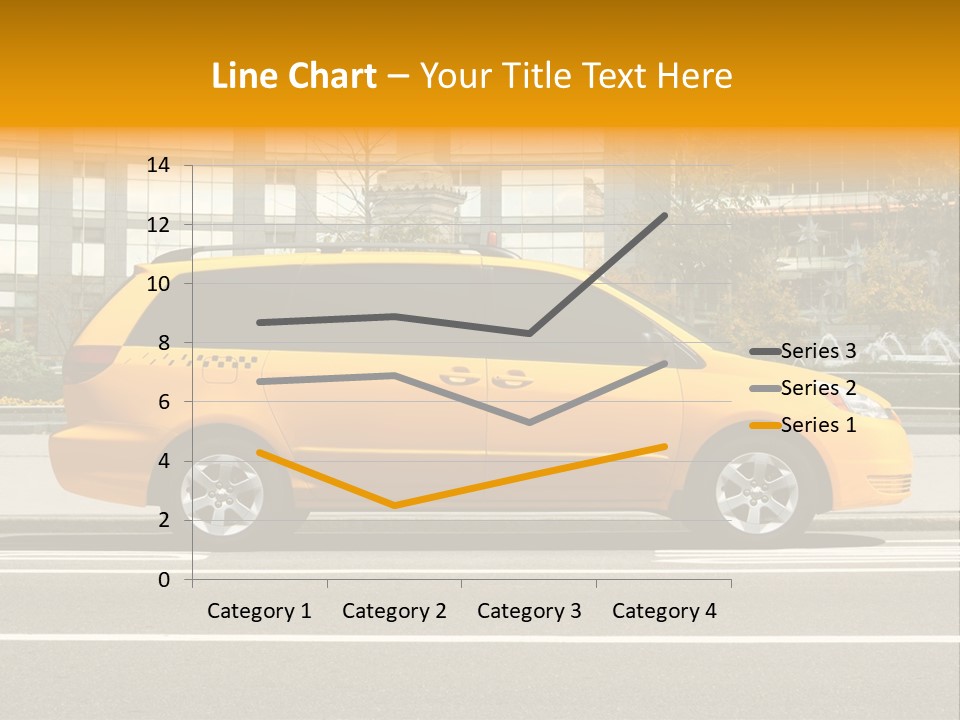 Sidewalk York Van PowerPoint Template