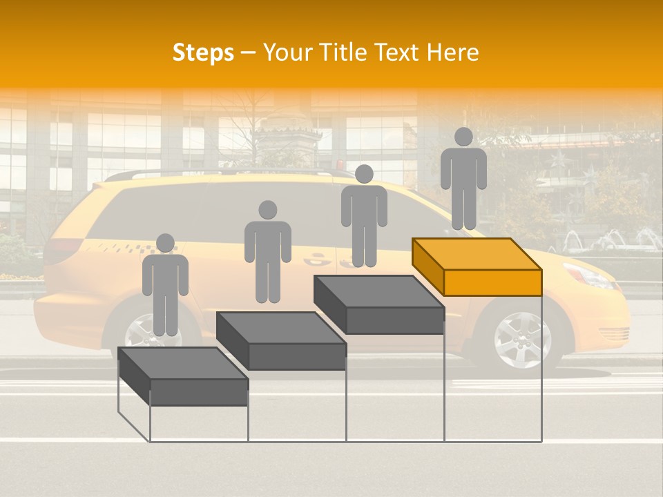 Sidewalk York Van PowerPoint Template
