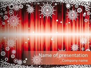 Year Illustration Image PowerPoint Template