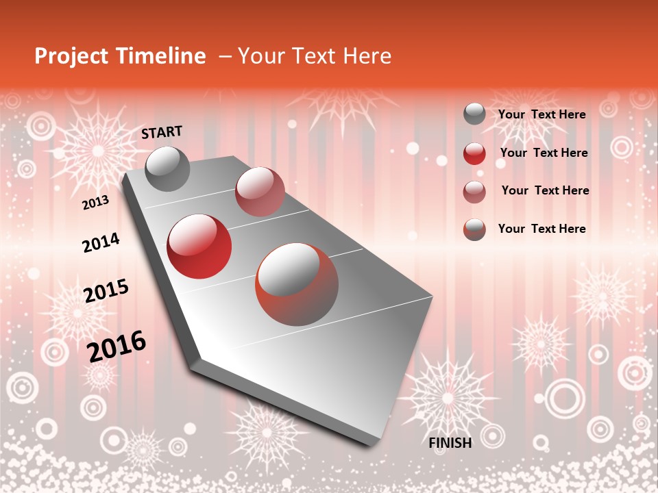 Year Illustration Image PowerPoint Template