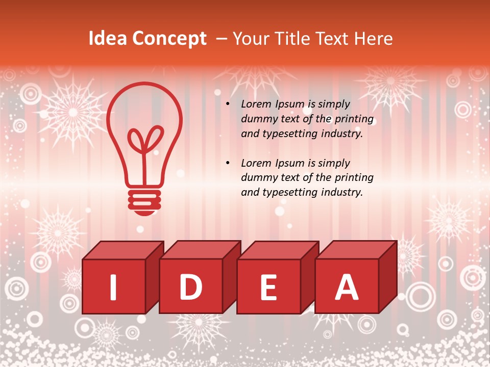 Year Illustration Image PowerPoint Template