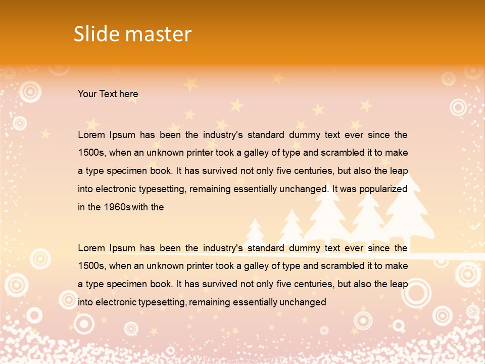 Landscape Symbol Art PowerPoint Template