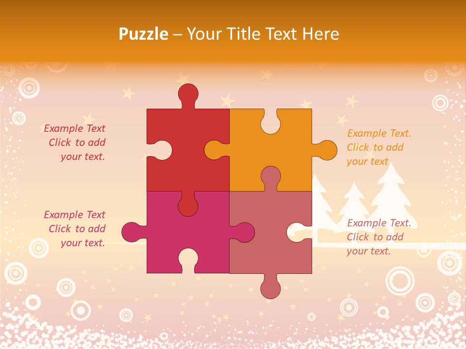 Landscape Symbol Art PowerPoint Template