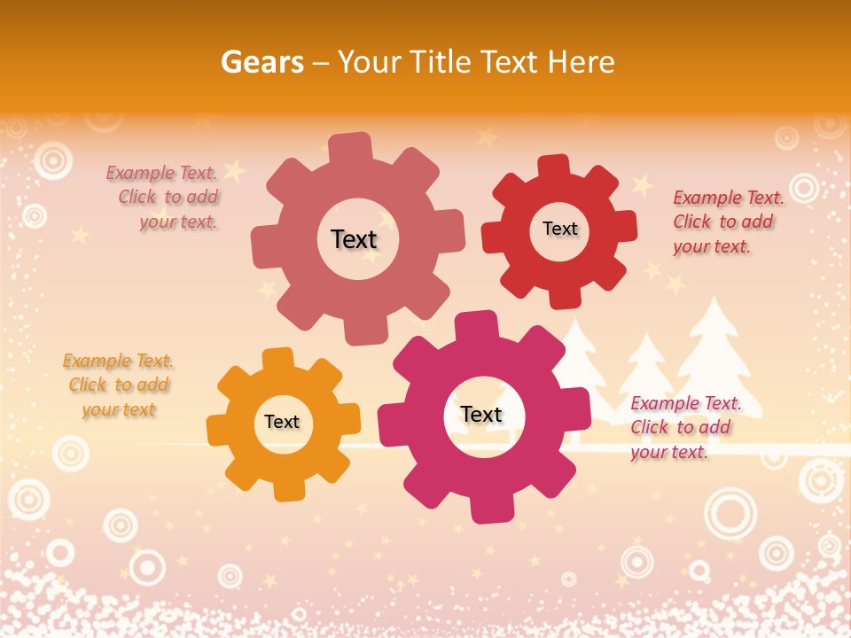 Landscape Symbol Art PowerPoint Template