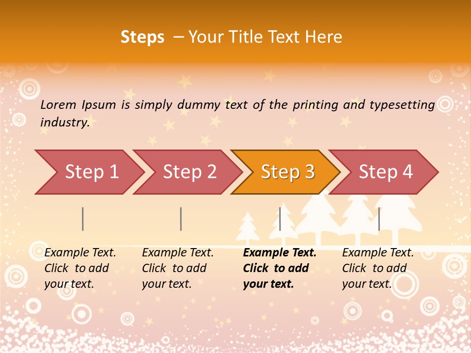 Landscape Symbol Art PowerPoint Template