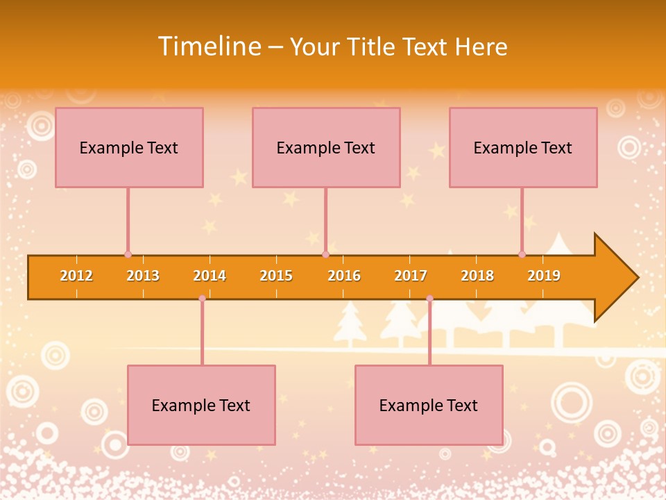 Landscape Symbol Art PowerPoint Template