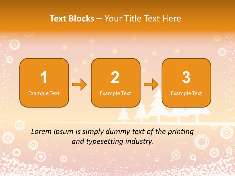Landscape Symbol Art PowerPoint Template
