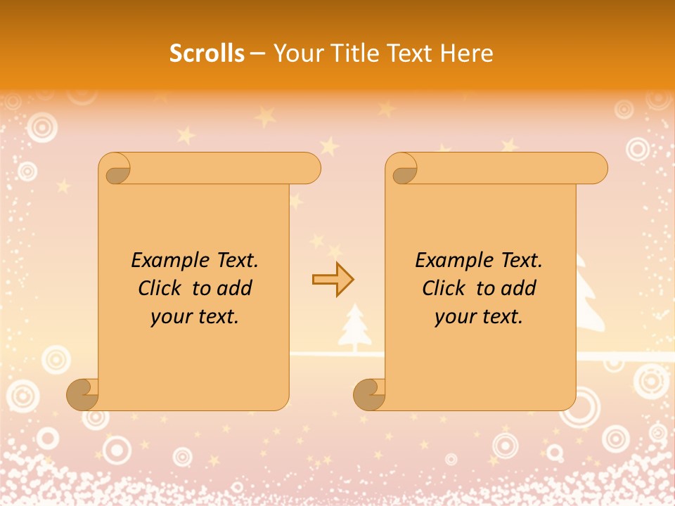 Landscape Symbol Art PowerPoint Template
