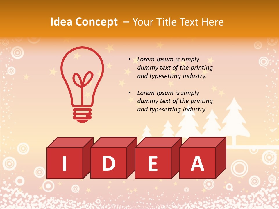 Landscape Symbol Art PowerPoint Template