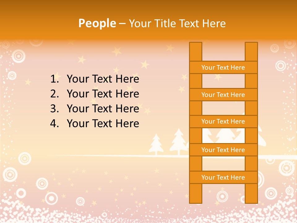 Landscape Symbol Art PowerPoint Template