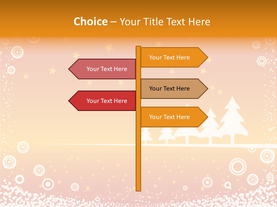 Landscape Symbol Art PowerPoint Template