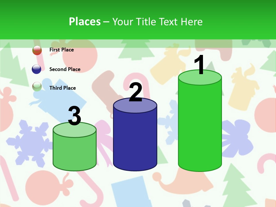 Scrapbook Bow Symbol PowerPoint Template