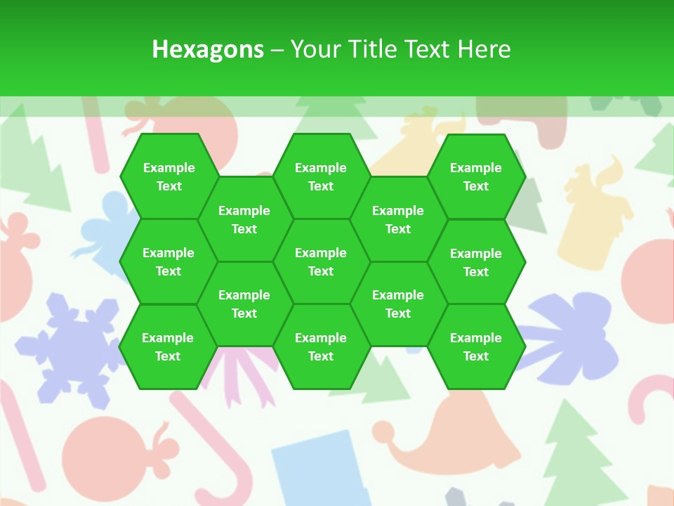 Scrapbook Bow Symbol PowerPoint Template