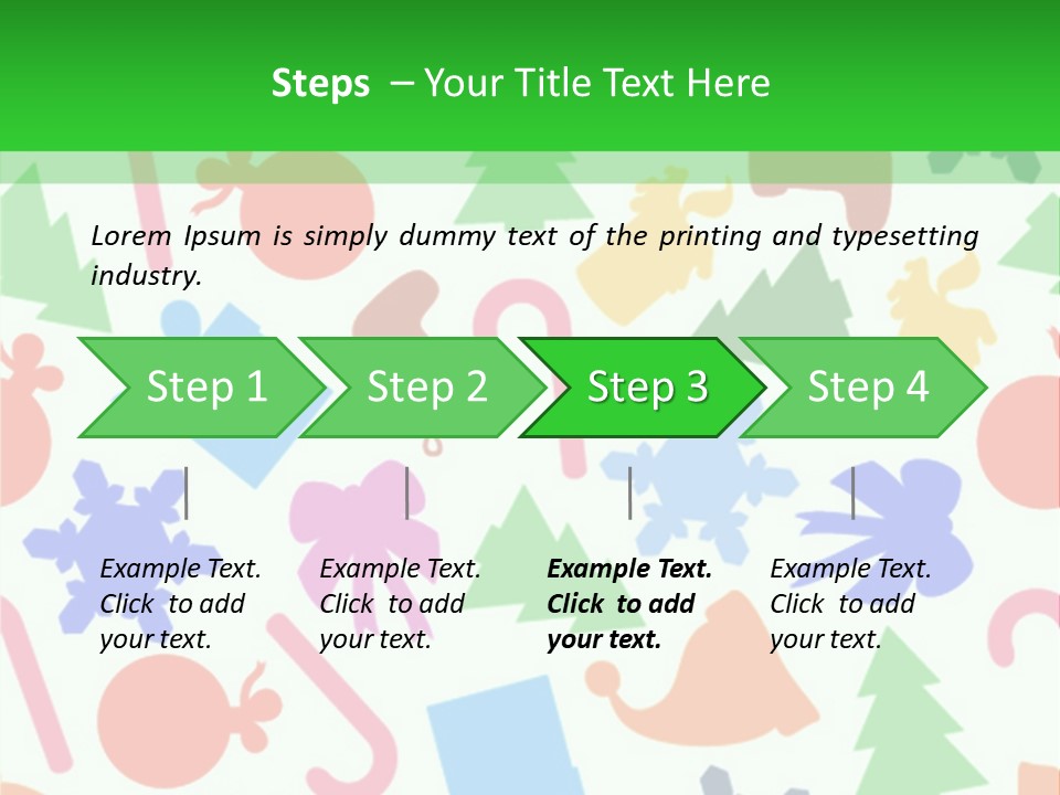 Scrapbook Bow Symbol PowerPoint Template