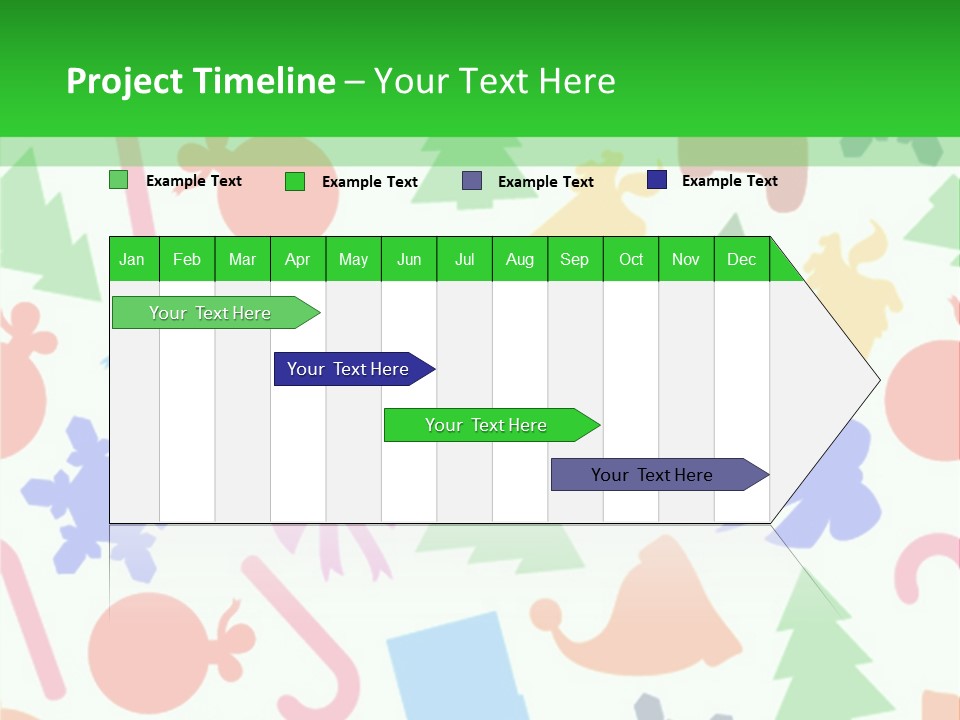 Scrapbook Bow Symbol PowerPoint Template
