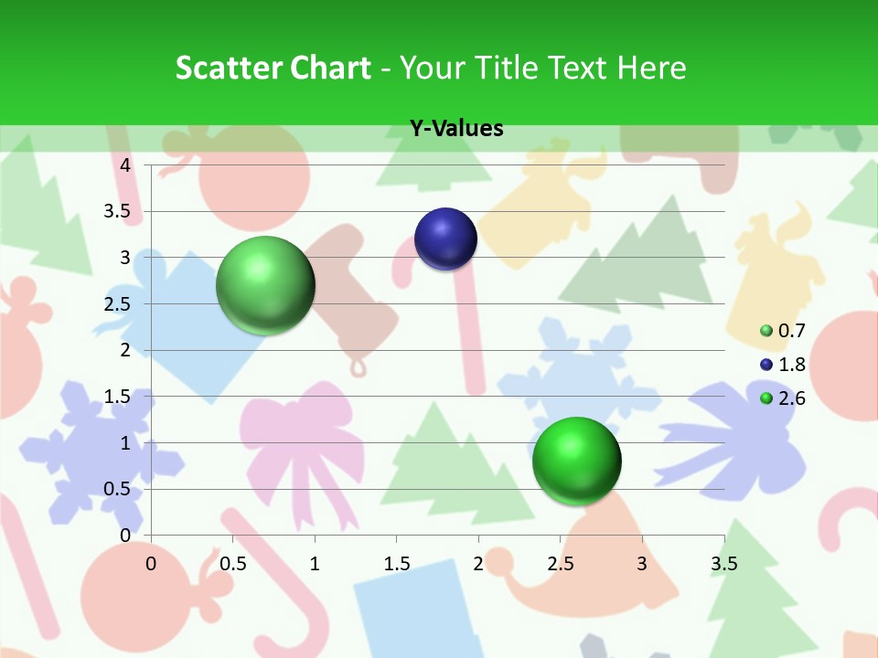 Scrapbook Bow Symbol PowerPoint Template