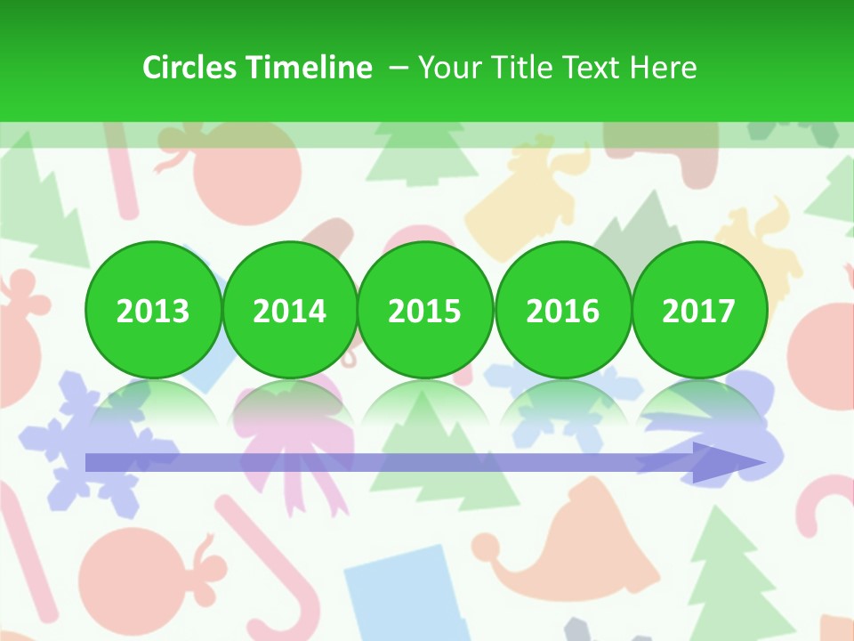 Scrapbook Bow Symbol PowerPoint Template