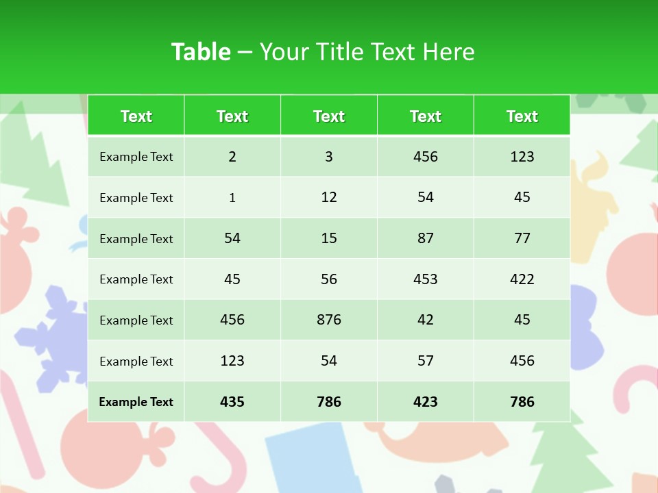 Scrapbook Bow Symbol PowerPoint Template