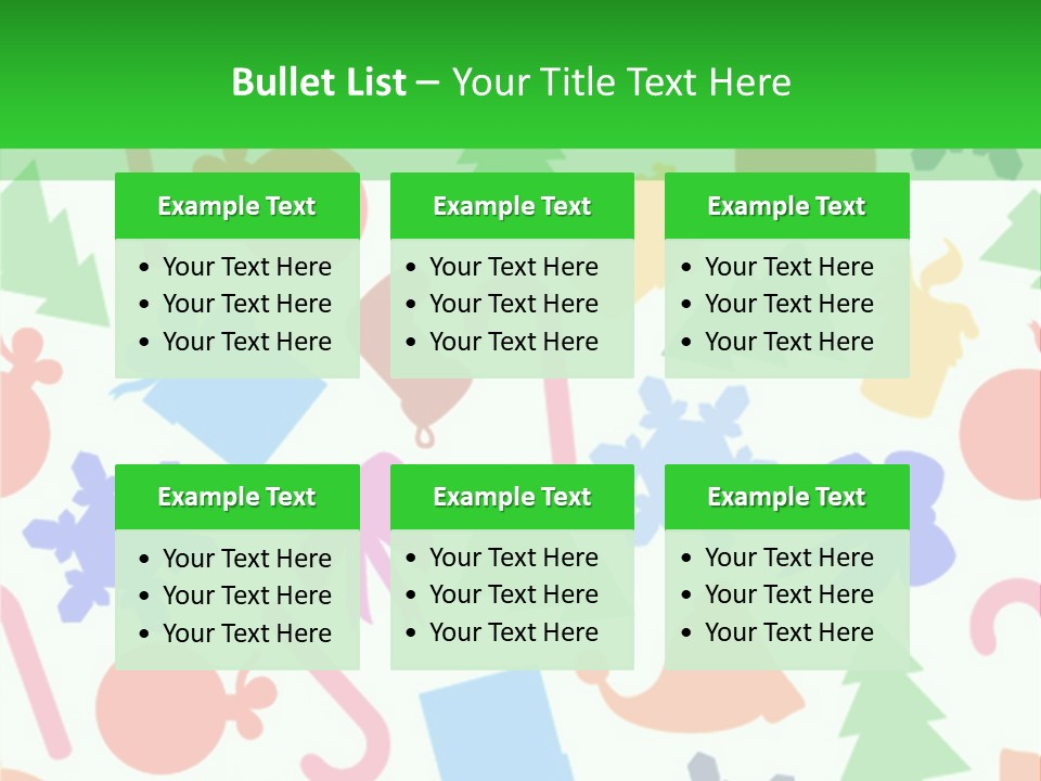 Scrapbook Bow Symbol PowerPoint Template