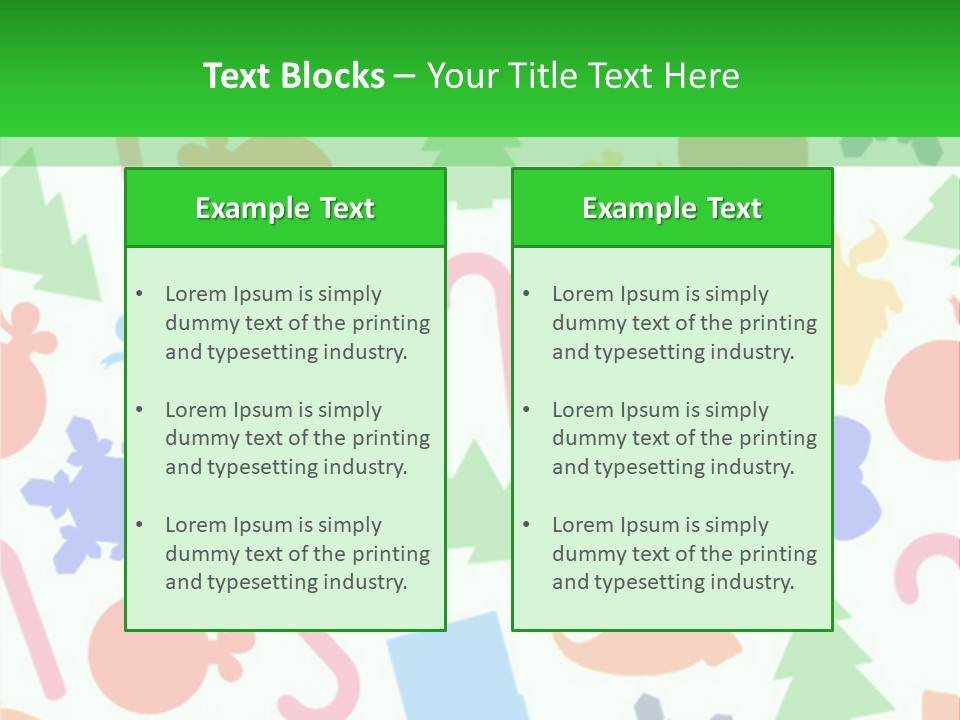 Scrapbook Bow Symbol PowerPoint Template