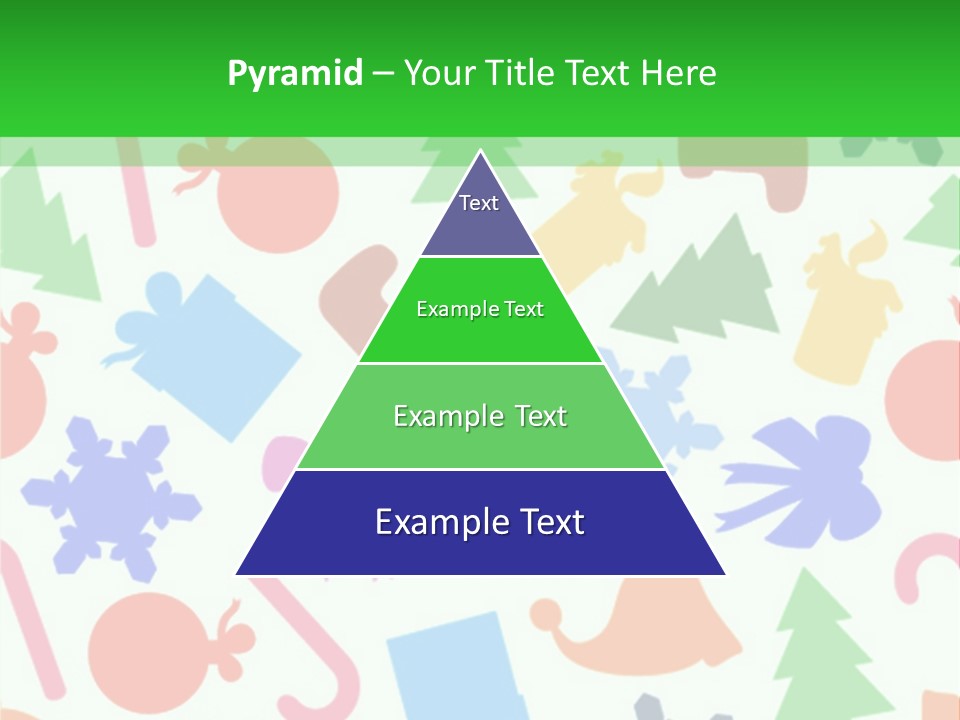 Scrapbook Bow Symbol PowerPoint Template