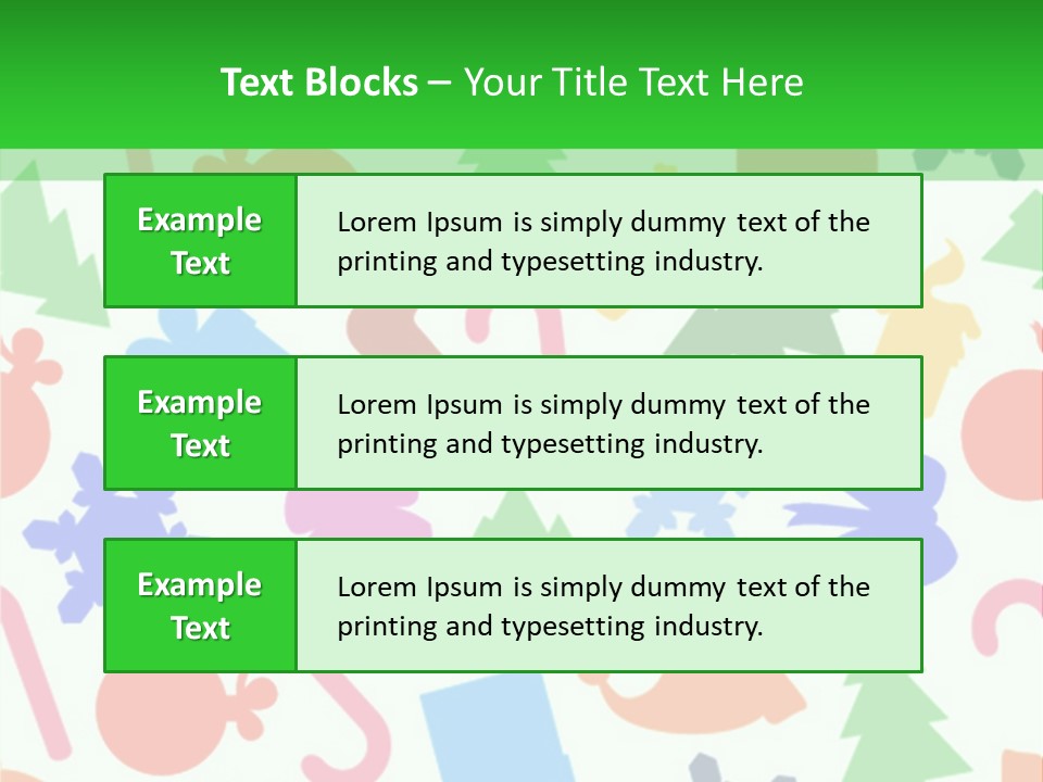 Scrapbook Bow Symbol PowerPoint Template