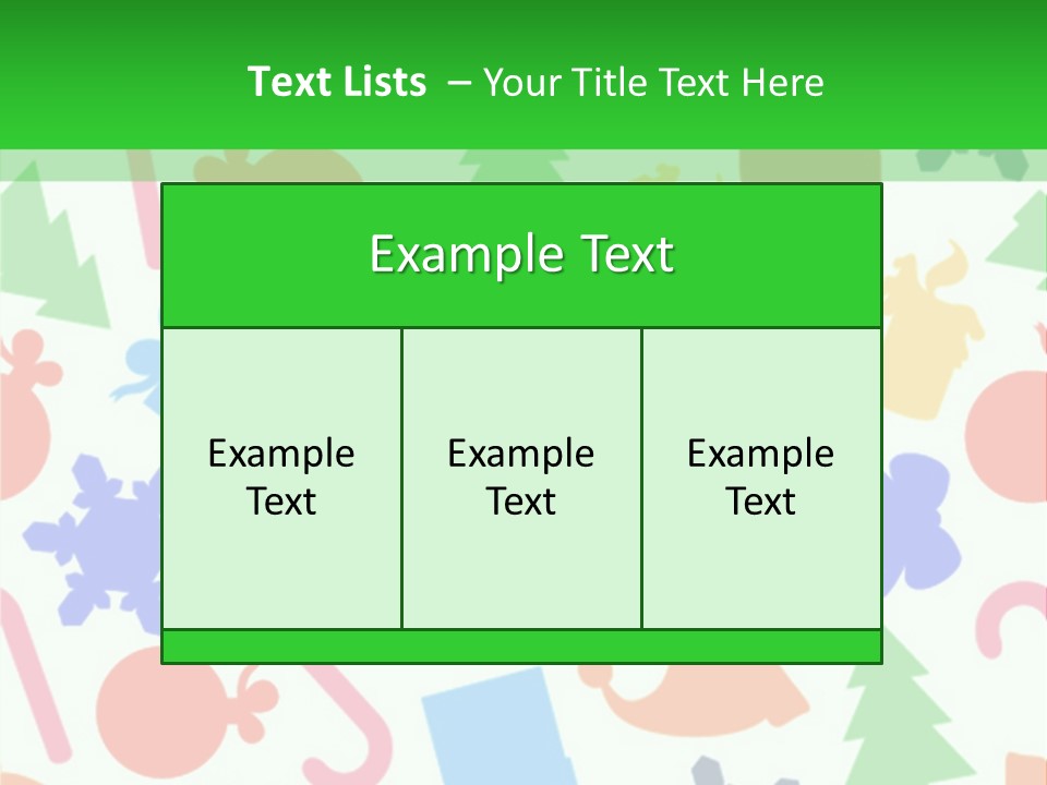 Scrapbook Bow Symbol PowerPoint Template