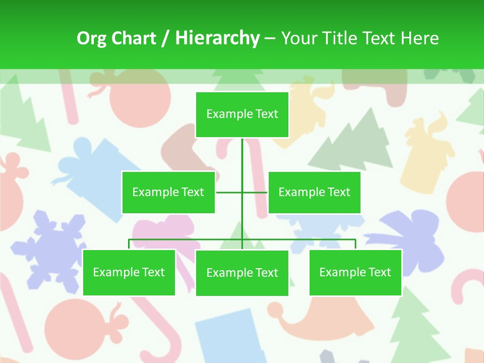 Scrapbook Bow Symbol PowerPoint Template