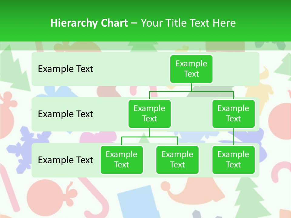 Scrapbook Bow Symbol PowerPoint Template