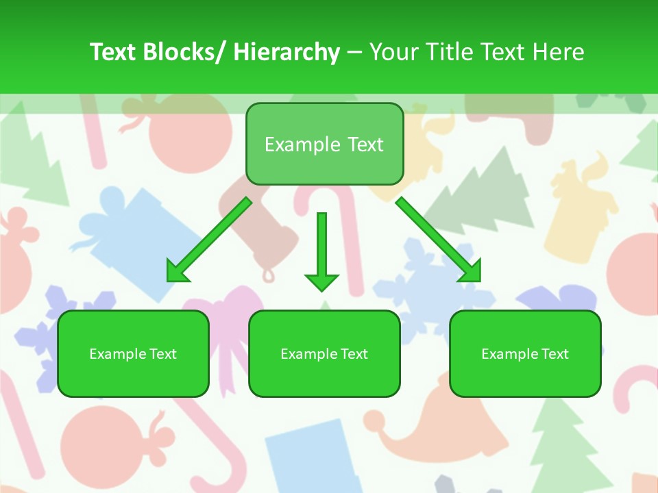 Scrapbook Bow Symbol PowerPoint Template
