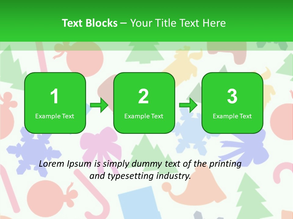 Scrapbook Bow Symbol PowerPoint Template