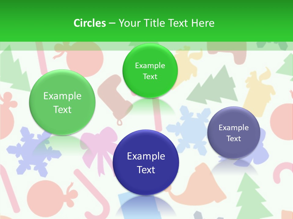 Scrapbook Bow Symbol PowerPoint Template