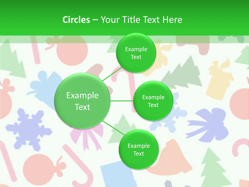 Scrapbook Bow Symbol PowerPoint Template