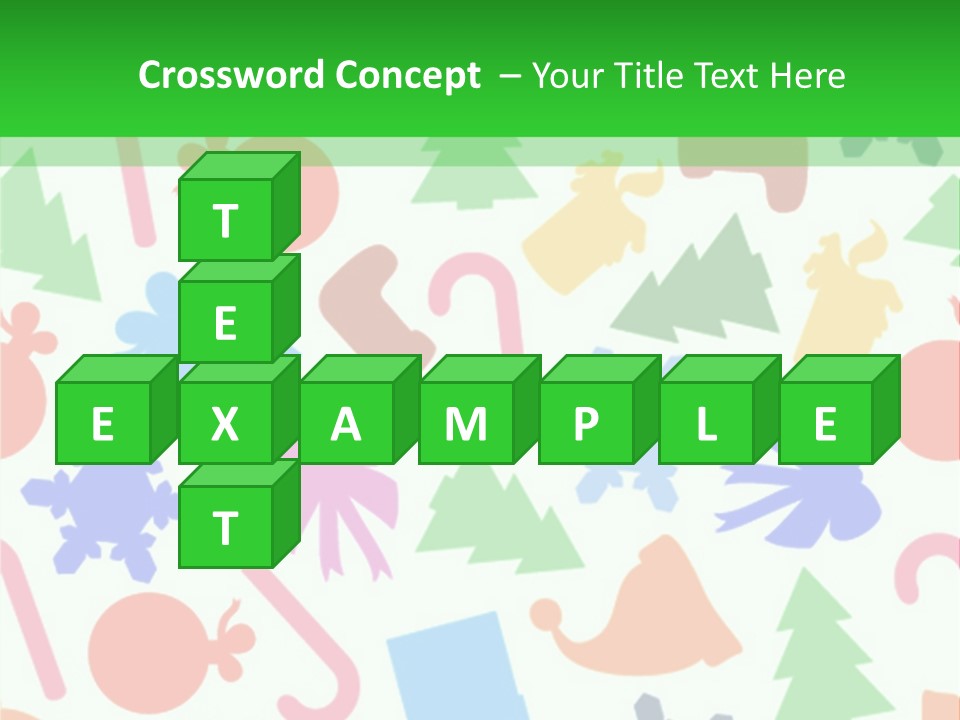 Scrapbook Bow Symbol PowerPoint Template