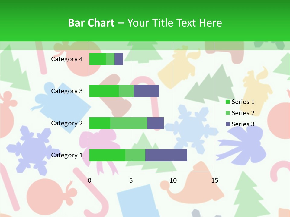 Scrapbook Bow Symbol PowerPoint Template