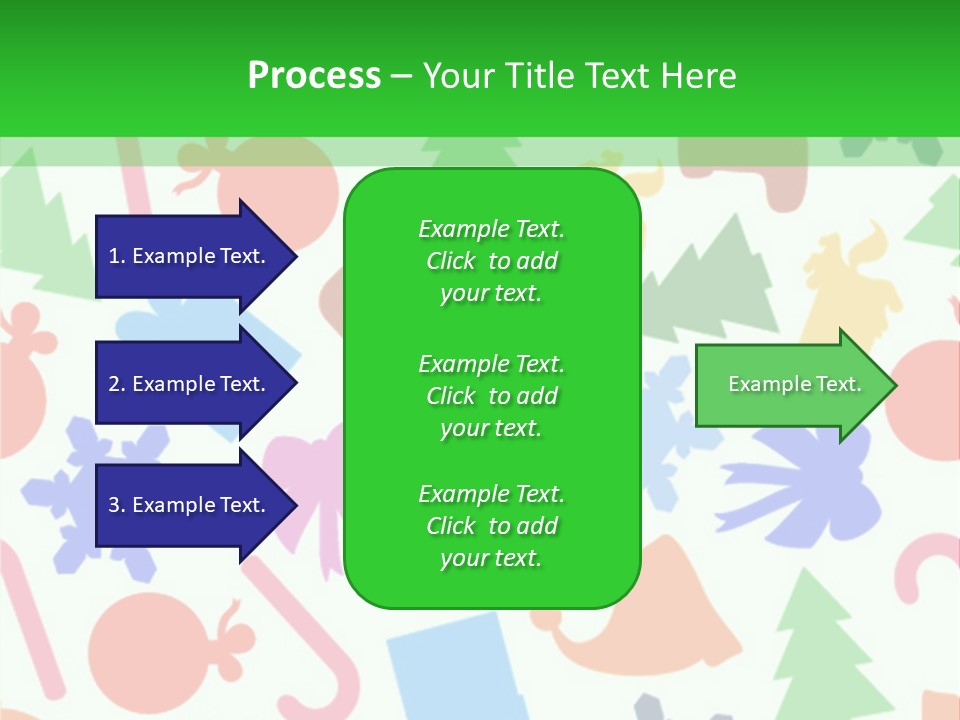 Scrapbook Bow Symbol PowerPoint Template