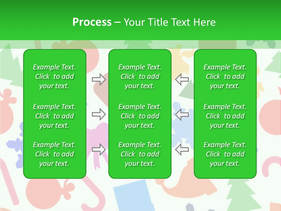 Scrapbook Bow Symbol PowerPoint Template