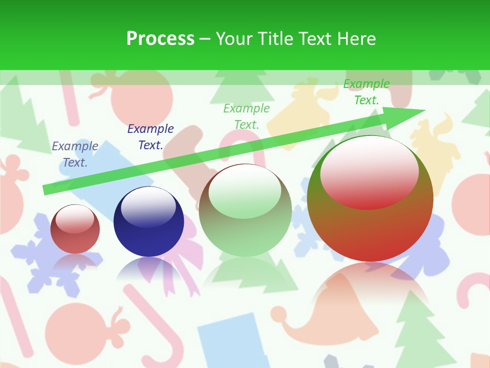 Scrapbook Bow Symbol PowerPoint Template