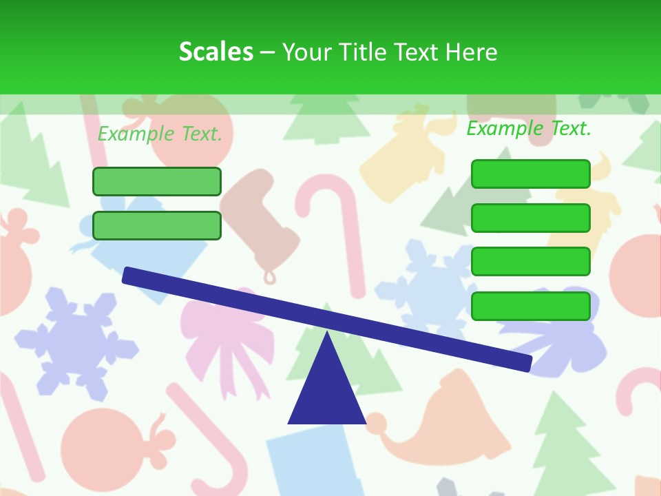 Scrapbook Bow Symbol PowerPoint Template