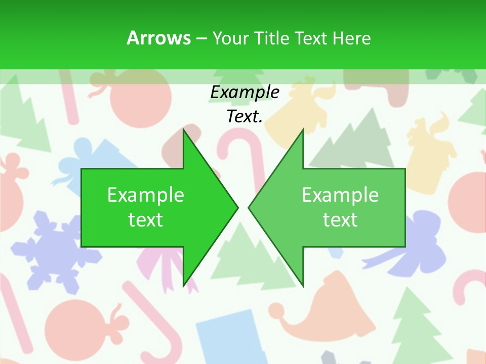 Scrapbook Bow Symbol PowerPoint Template