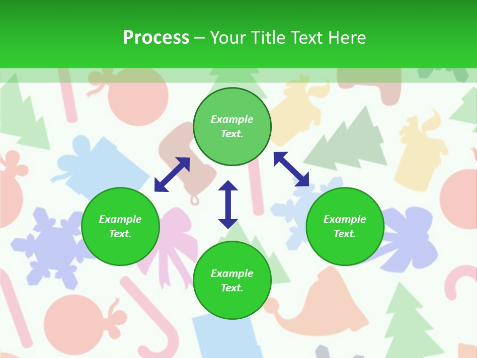 Scrapbook Bow Symbol PowerPoint Template