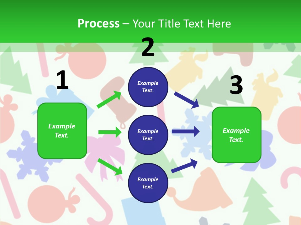 Scrapbook Bow Symbol PowerPoint Template