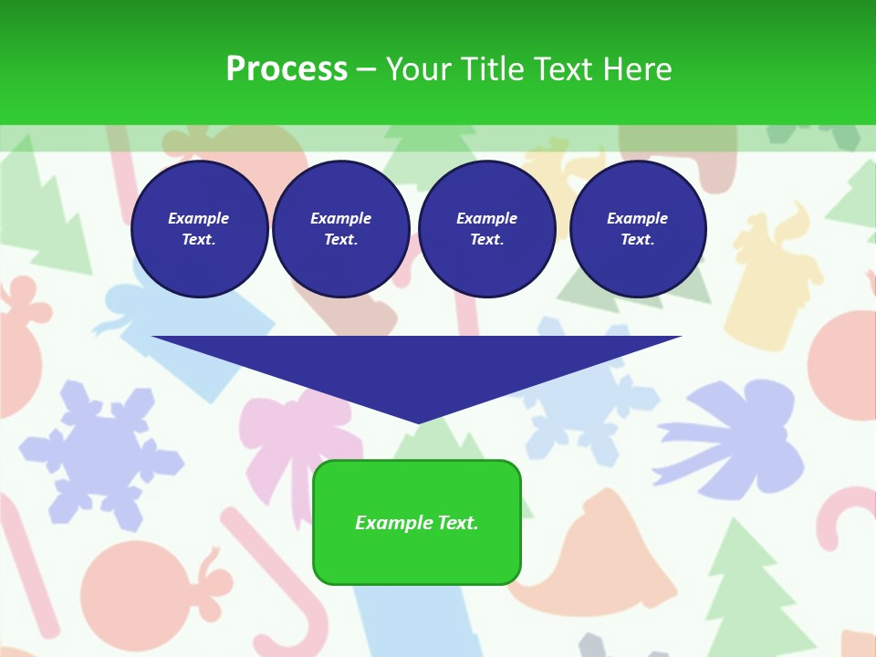 Scrapbook Bow Symbol PowerPoint Template