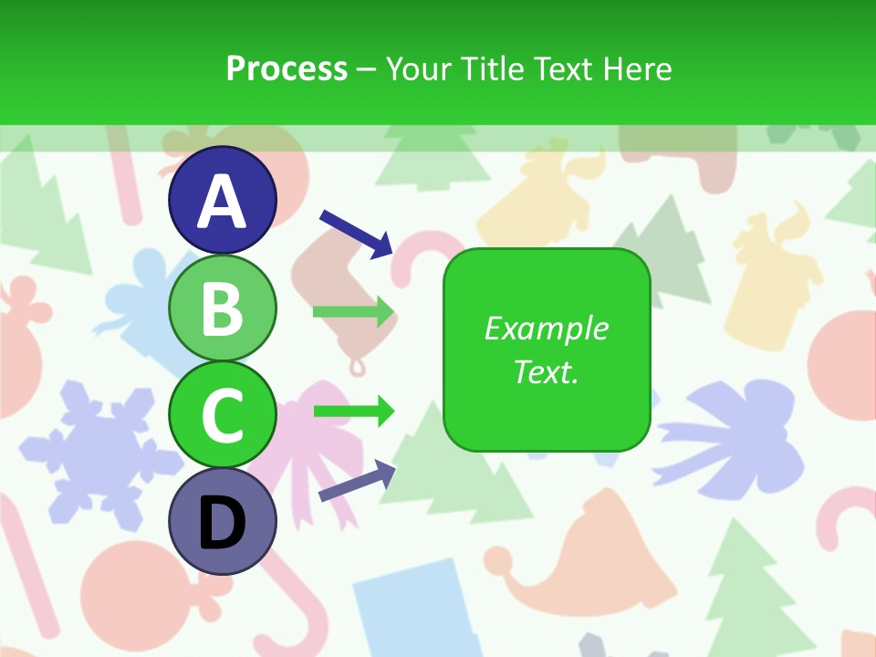 Scrapbook Bow Symbol PowerPoint Template