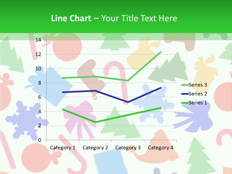 Scrapbook Bow Symbol PowerPoint Template