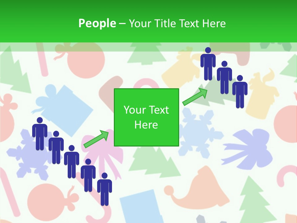 Scrapbook Bow Symbol PowerPoint Template