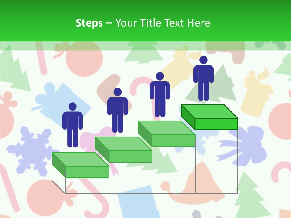 Scrapbook Bow Symbol PowerPoint Template