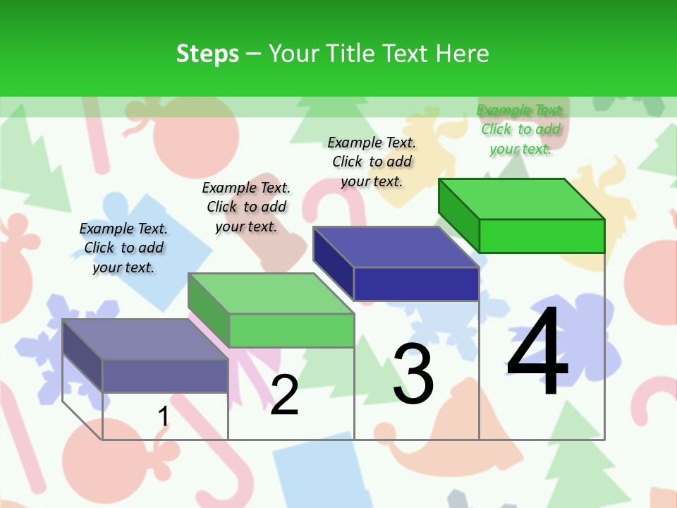 Scrapbook Bow Symbol PowerPoint Template