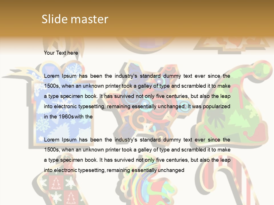 Ball Gift Xmas PowerPoint Template